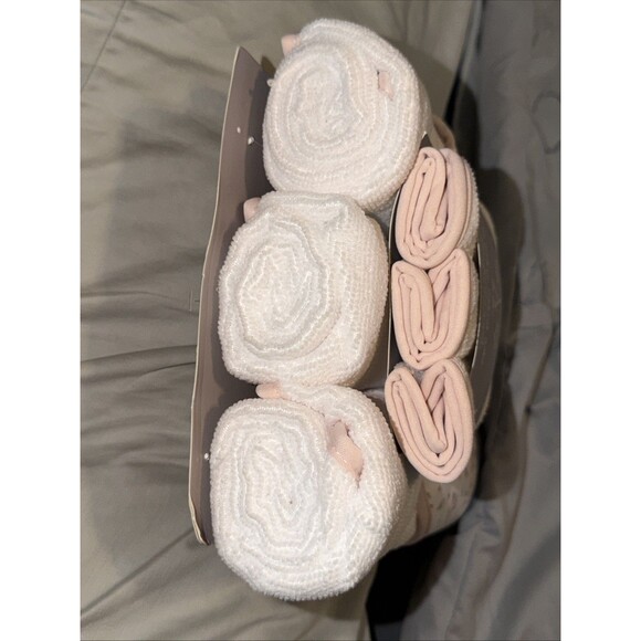 Le Top Bebe 6 Piece Hooded Towel And Washcloth Set Baby Girl NWT - Picture 7 of 8